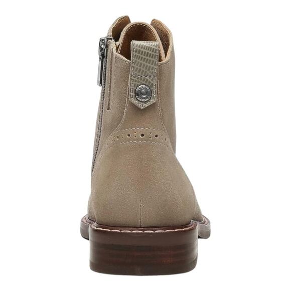 NYDJ Women's Eileenspcs‎ EILEEN Taupe Suede Lace Up Boot Women's Size 8.5 NEW! - Picture 9 of 11